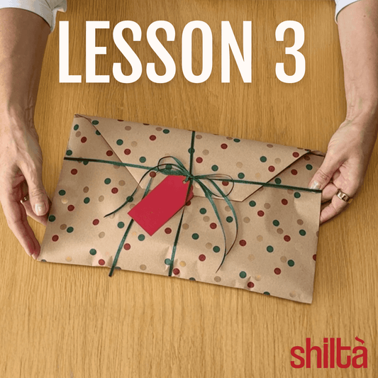 1 Lesson only - How to Wrap Soft or Awkward Shaped Gifts Using the Envelope Technique